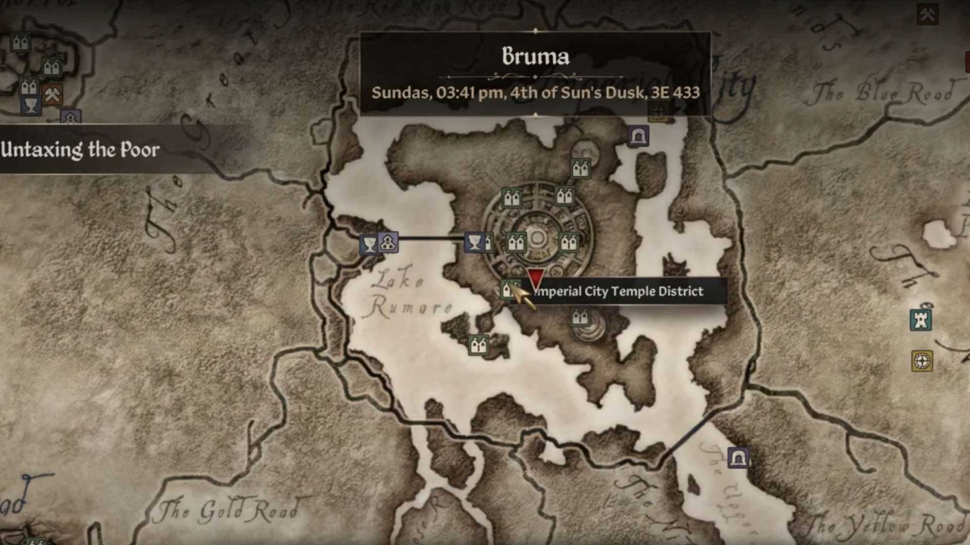 Location of the tower (Image via Bethesda | Guiding Light/YouTube)