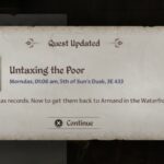 Untaxing the Poor Oblivion Remastered