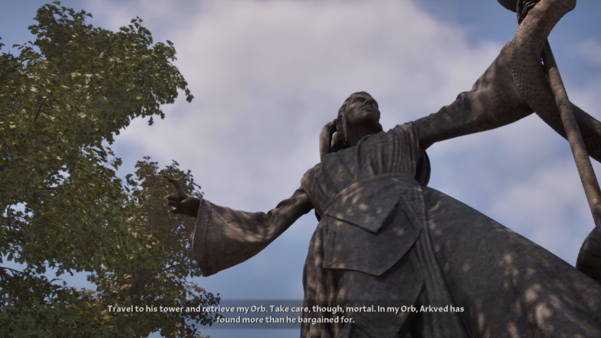 Bring the Vaermina Orb to the Shrine (Image via Bethesda Softworks | Games Guide Channel/YouTube)