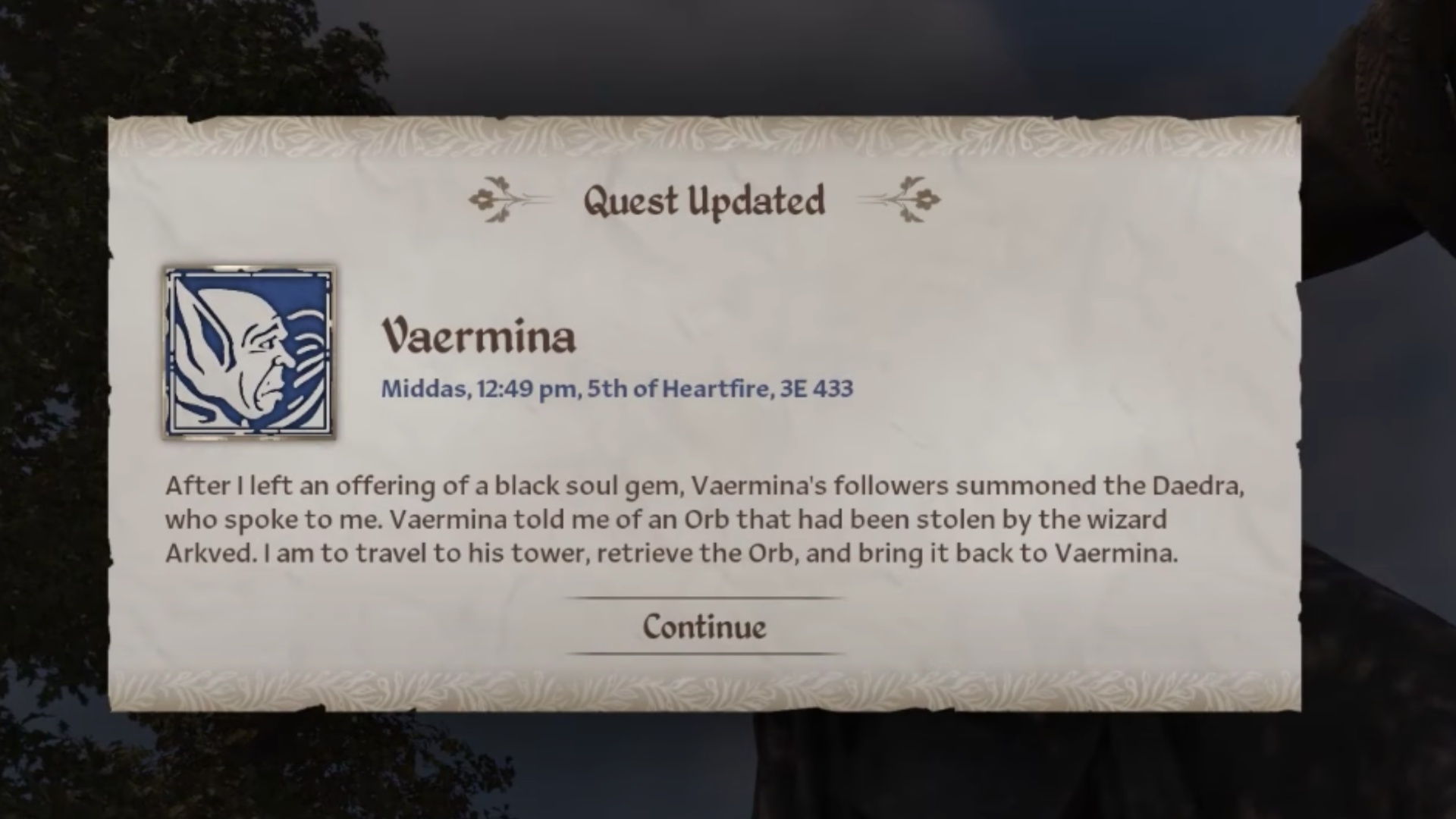 Vaermina Oblivion Remastered