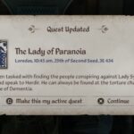 Lady of Paranoia Oblivion Remastered