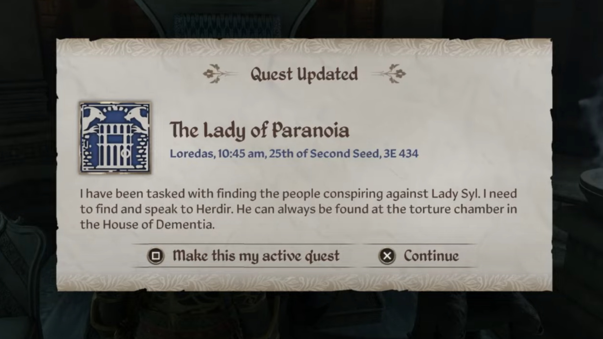 Lady of Paranoia Oblivion Remastered