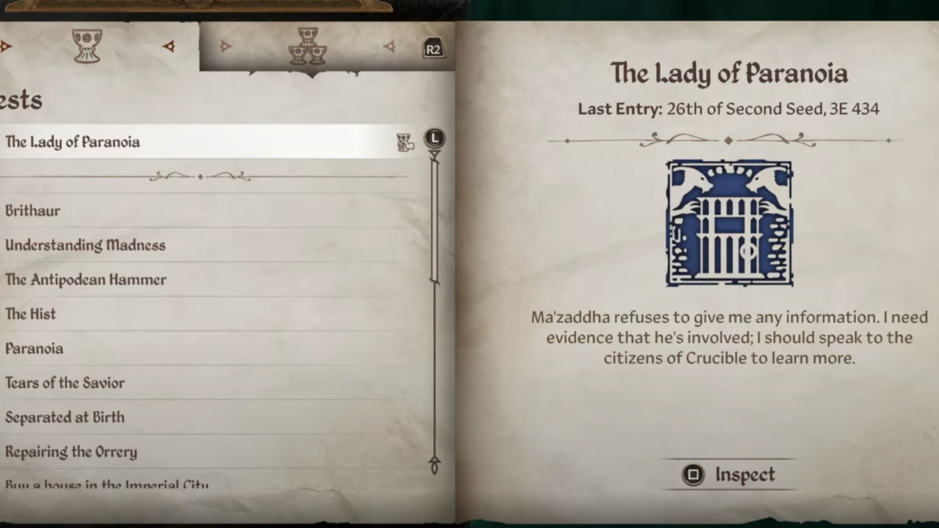 Lady of Paranoia Oblivion Remastered