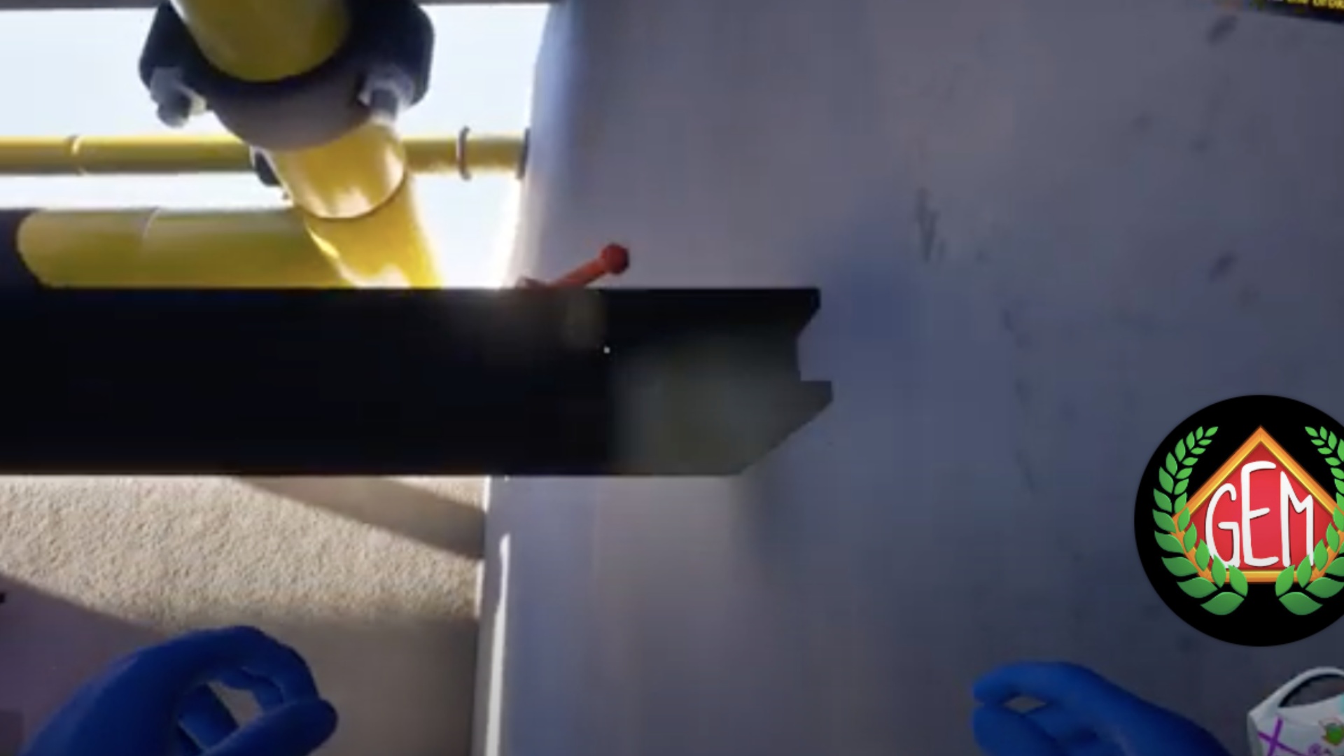 The handle of the switch (Image via Forklift Interactive | The Ginger Empire/YouTube)