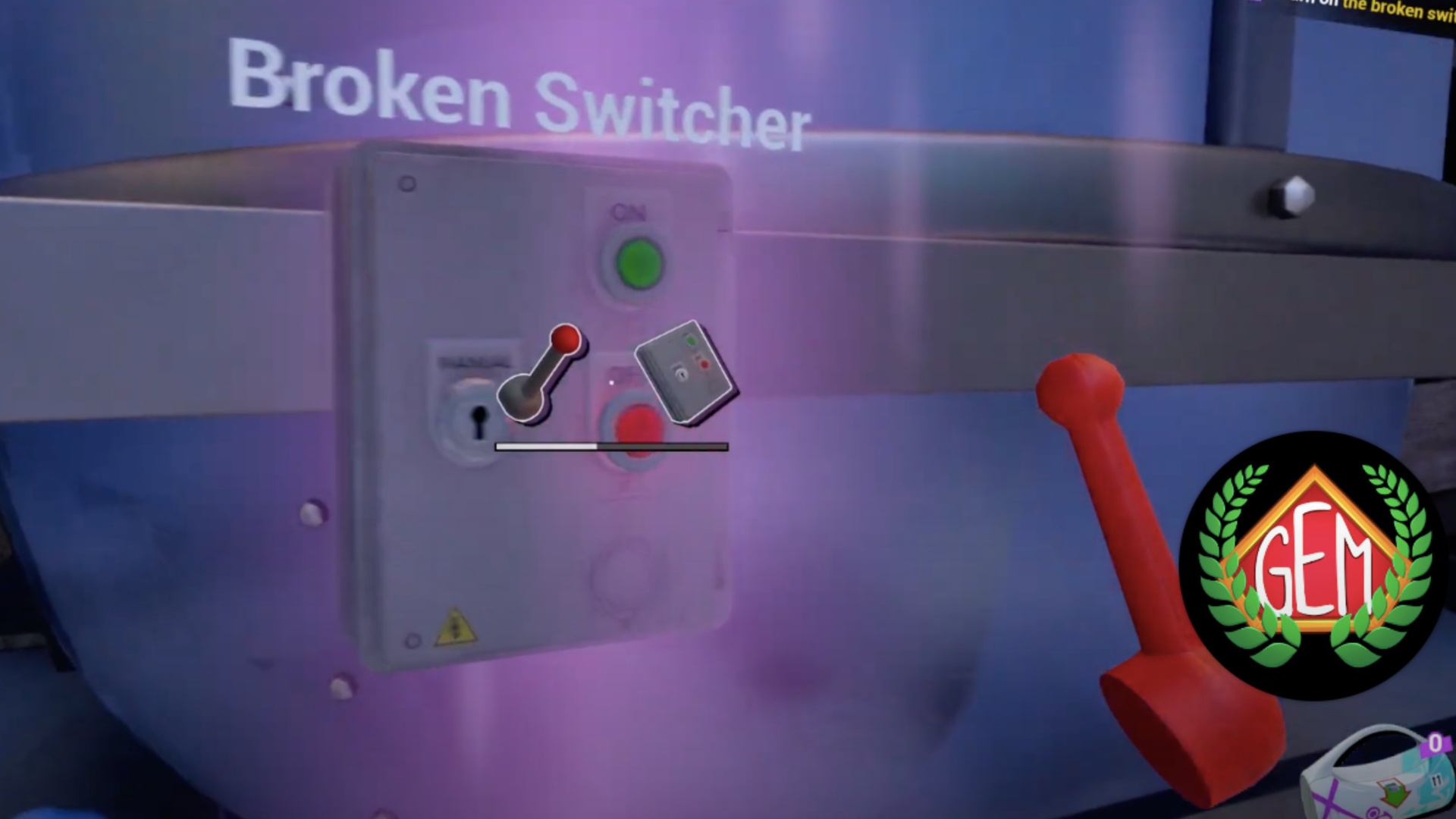 Wait till the indicator fills out (Image via Forklift Interactive | The Ginger Empire/YouTube)