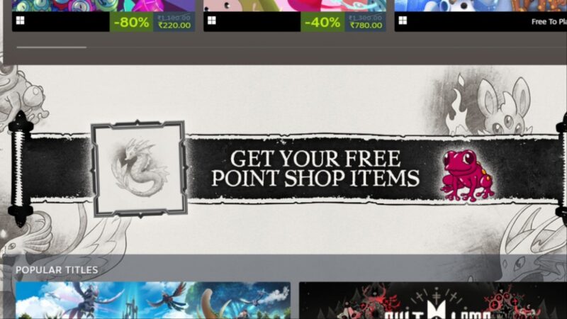 Obtain the Creature Collector Point Shop items (Image via Deltias Gaming)