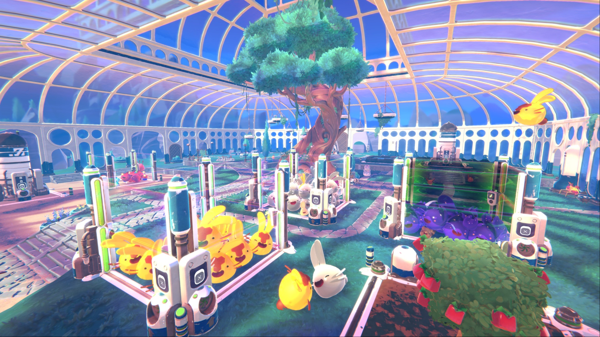 You can mix different types of slimes to create new slime types (Image via Monomi Park)