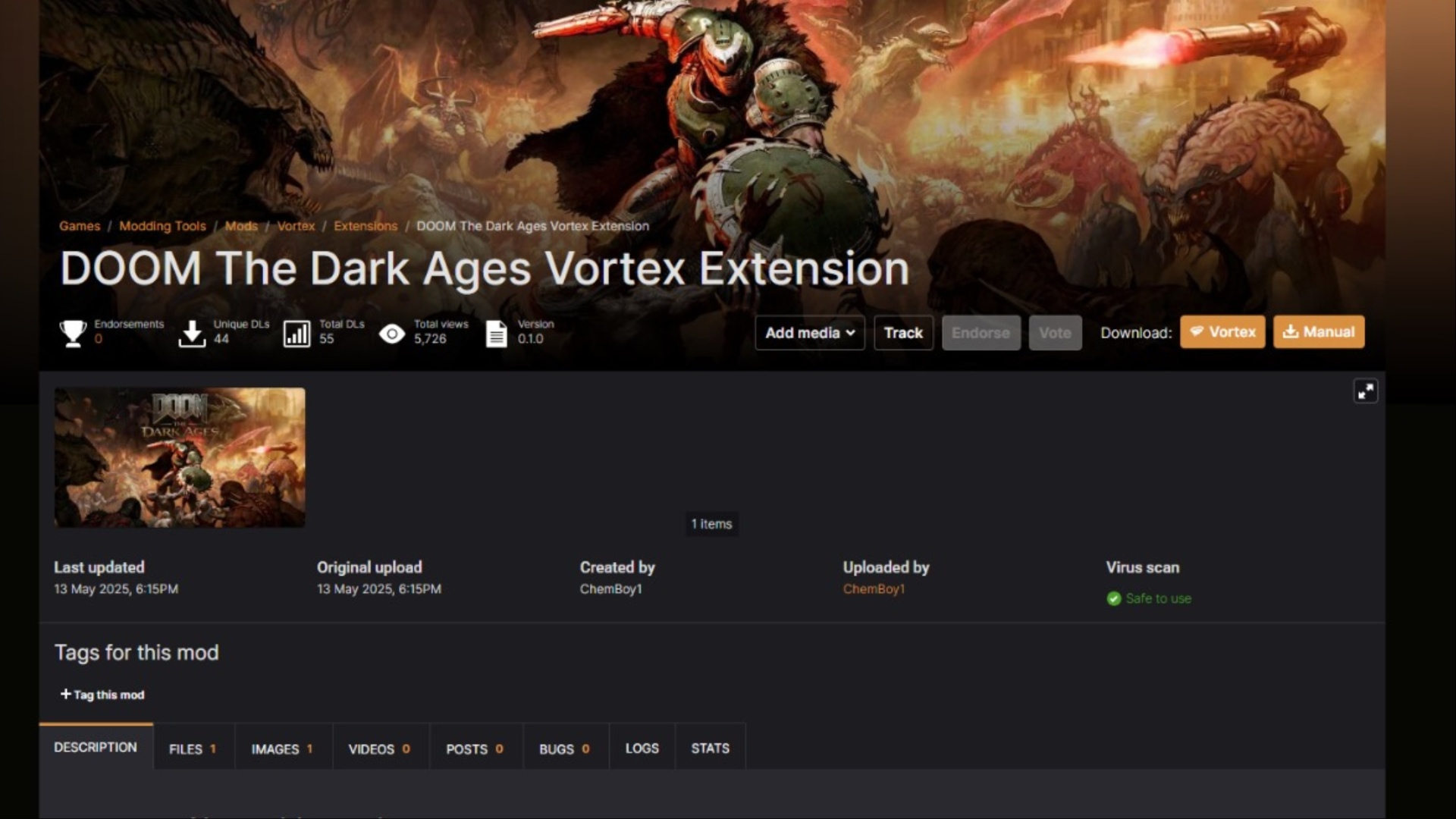 Doom the Dark Ages is moddable (Image via Deltias Gaming)