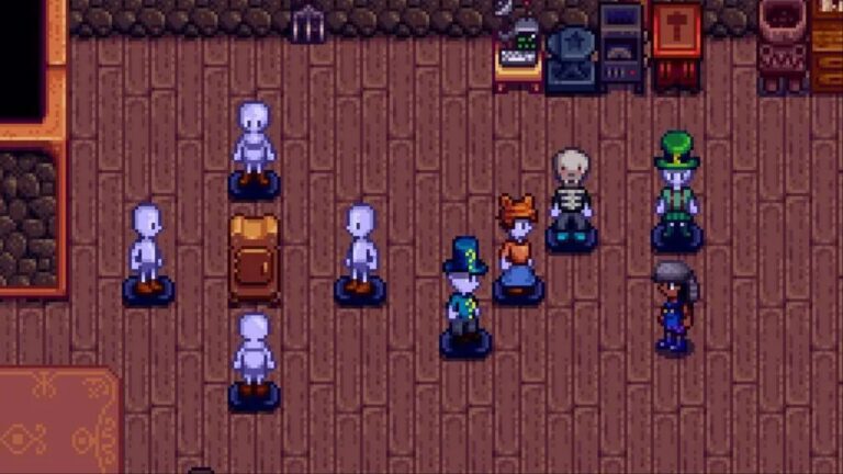 Cursed Mannequins in Stardew Valley (Image via ConcernedApe)