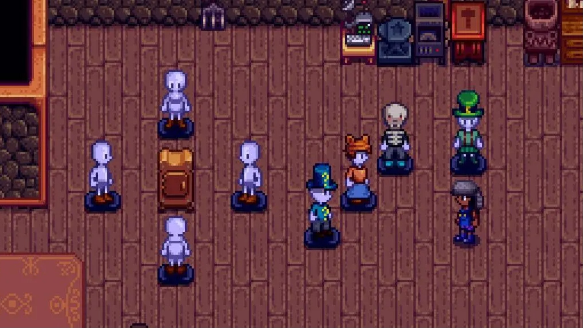 Cursed Mannequins in Stardew Valley (Image via ConcernedApe)