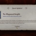 Wayward Knight quest Oblivion Remastered