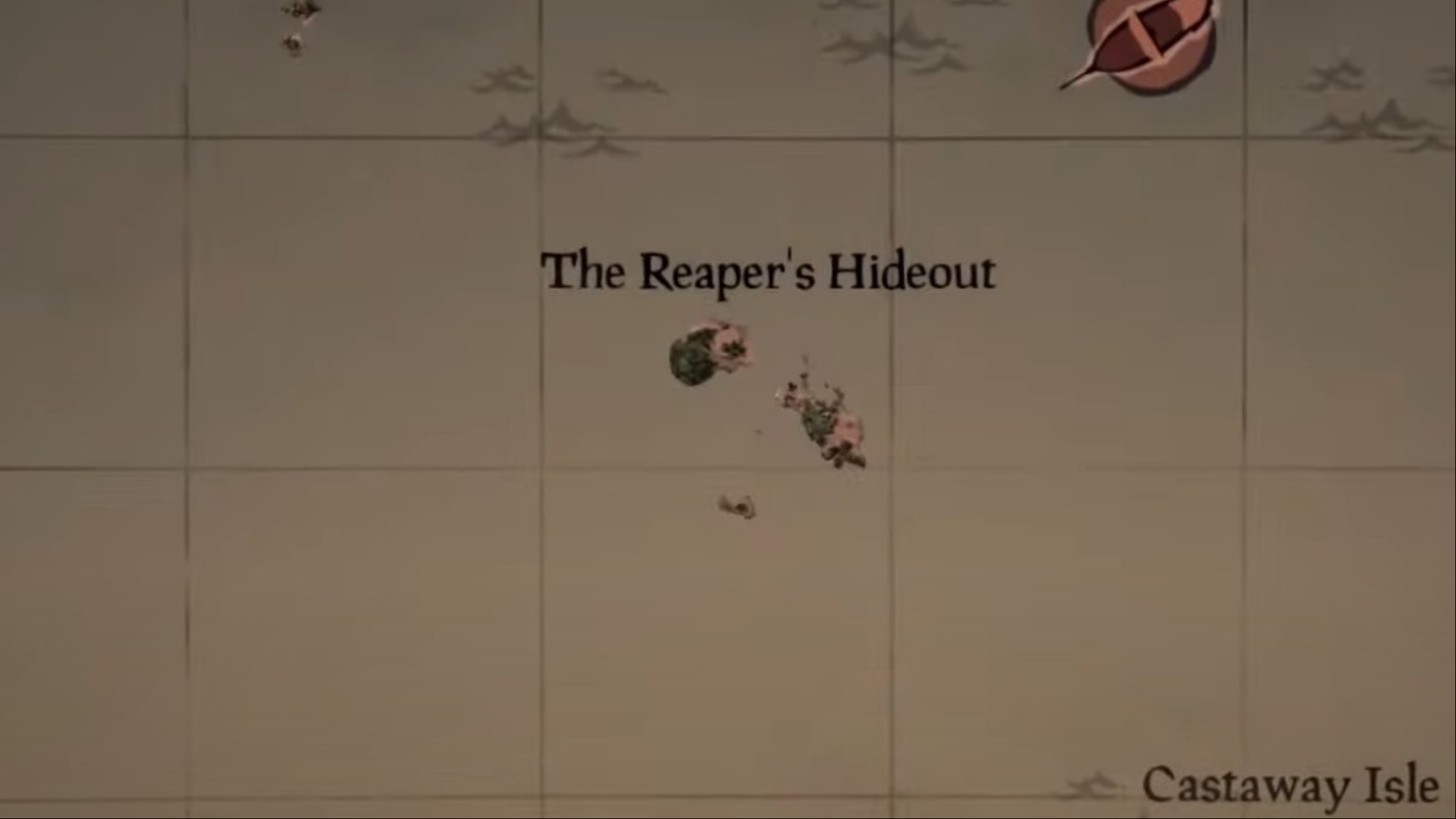 Reaper’s Hideout location on map (Image via Rare)