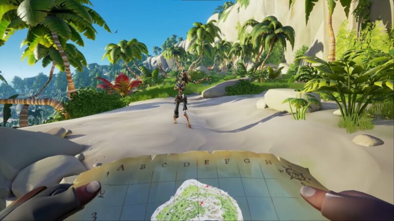 Order of Bone and Blade skeleton in Sea of Thieves (Image via Rare)