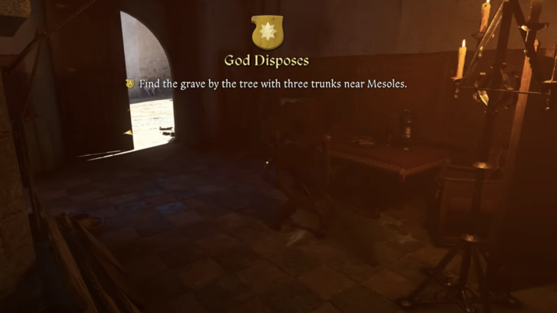 God Disposes quest Kingdom Come: Deliverance 2