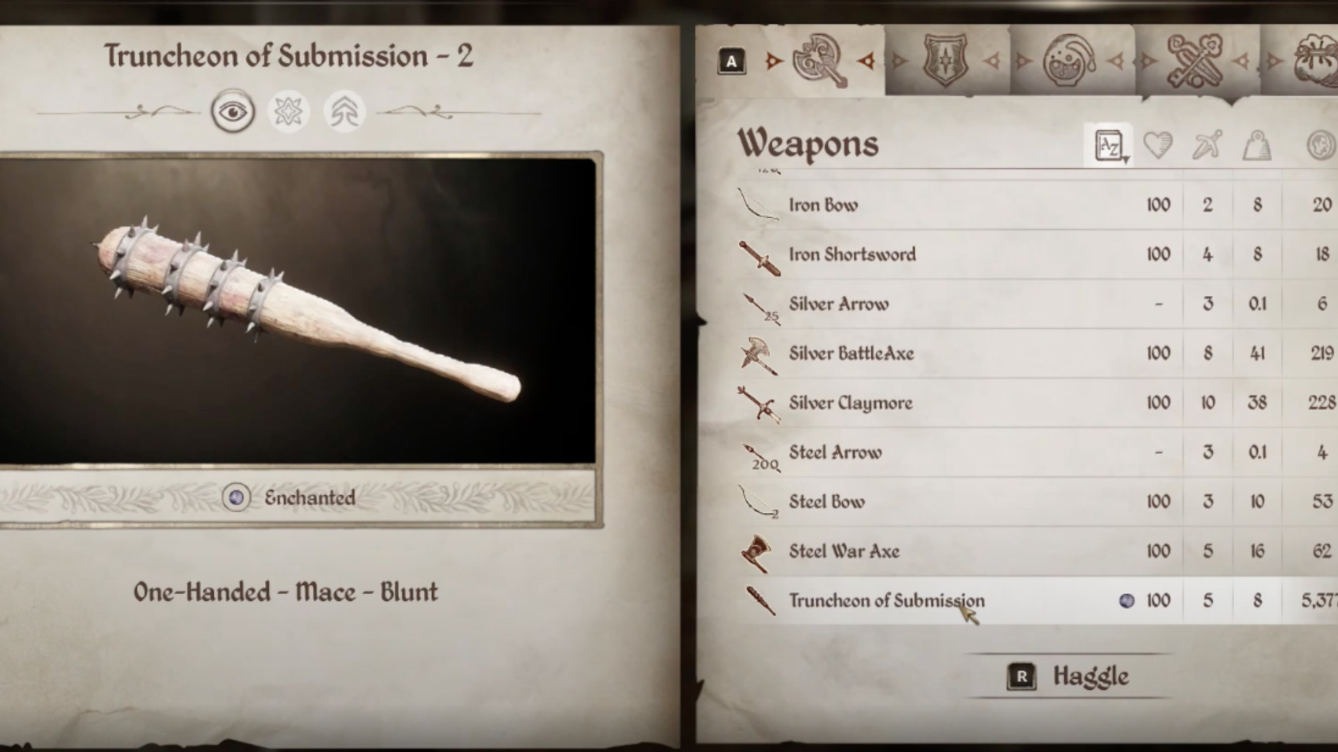 Truncheon of Submission