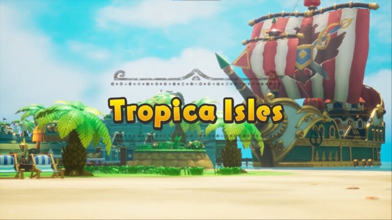 Tropica Isles in Fantasy Life i The Girl Who Steals Time (Image via LEVEL5 Inc)