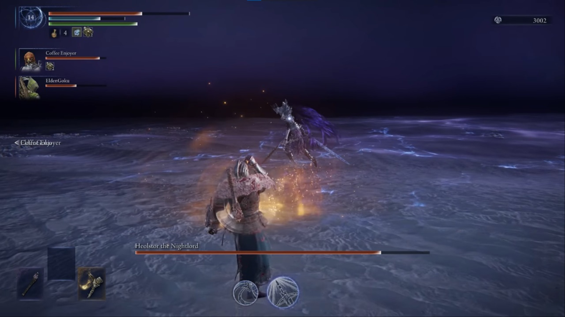 Maintain your distance from Heolstor (Image via Bandai Namco Entertainment & YouTube @ExoGhost)