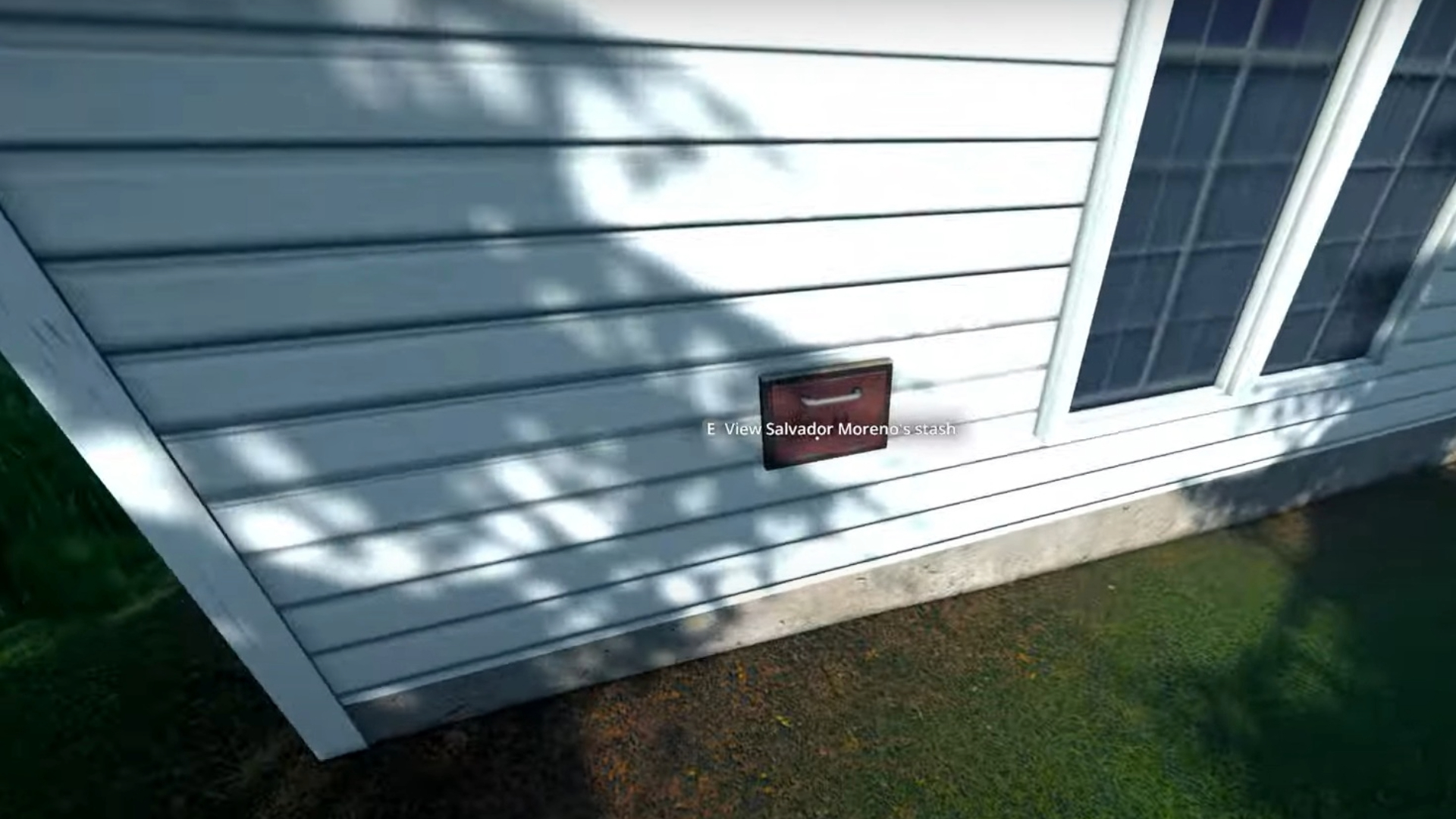 Moreno's stash behind the Church