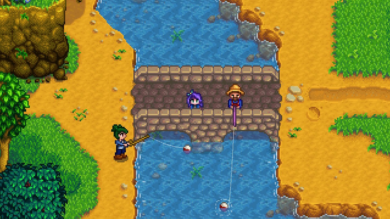 Fishing in Stardew Valley