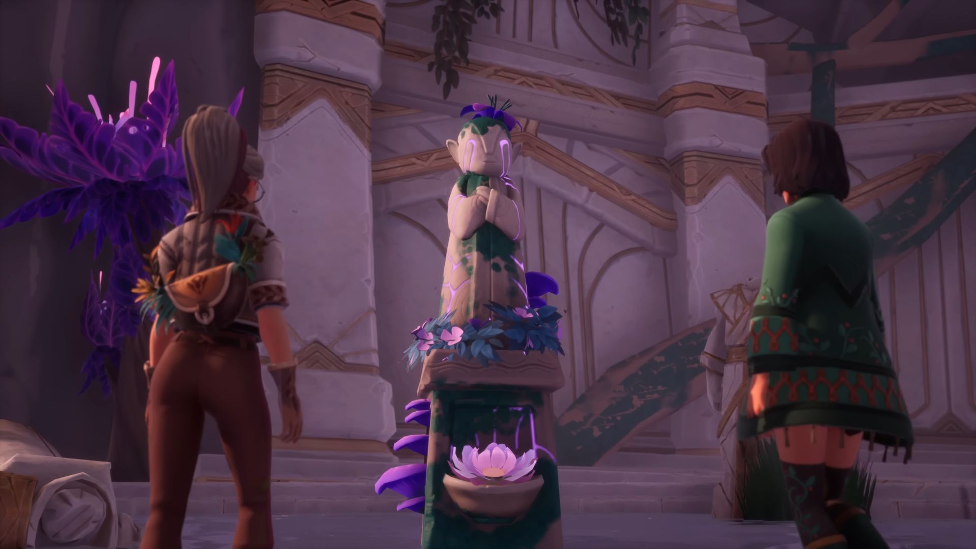 Sacred Flowers are used at the Umbraan Shrines to make offerings