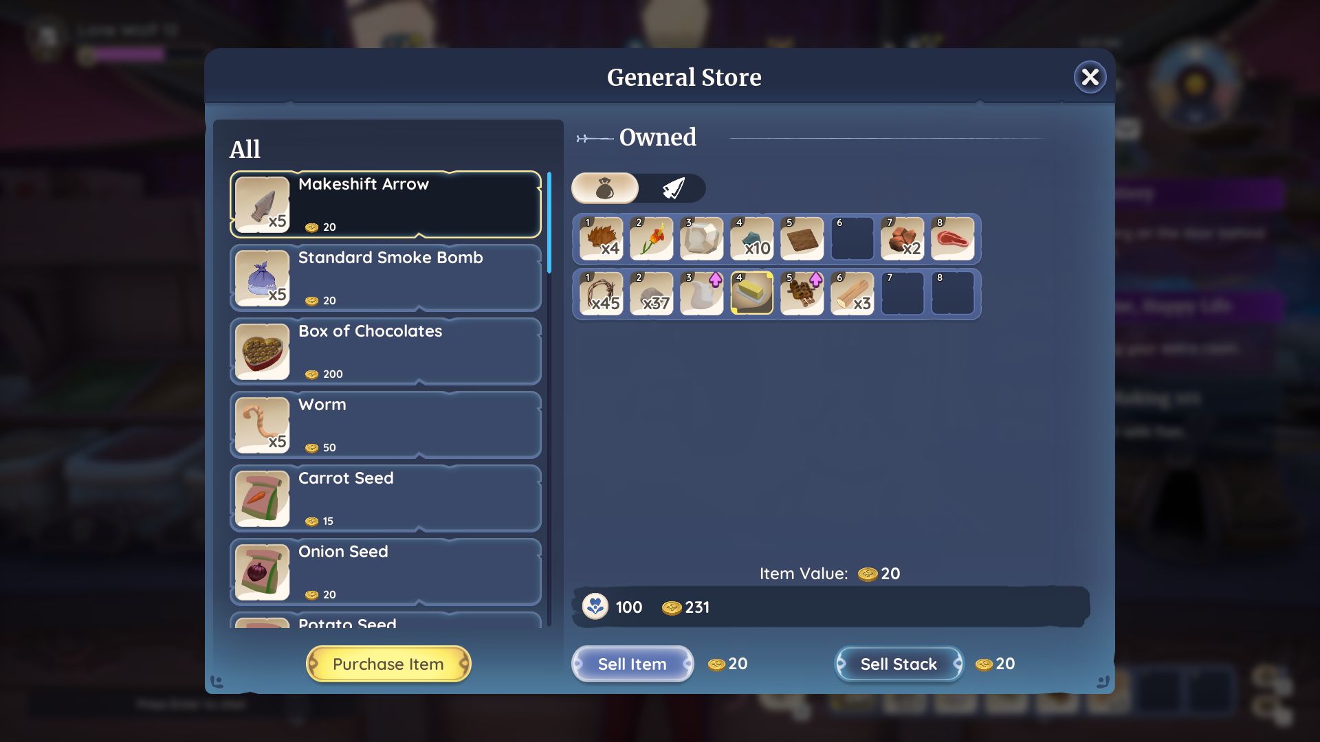 Palia: How To Sell Items