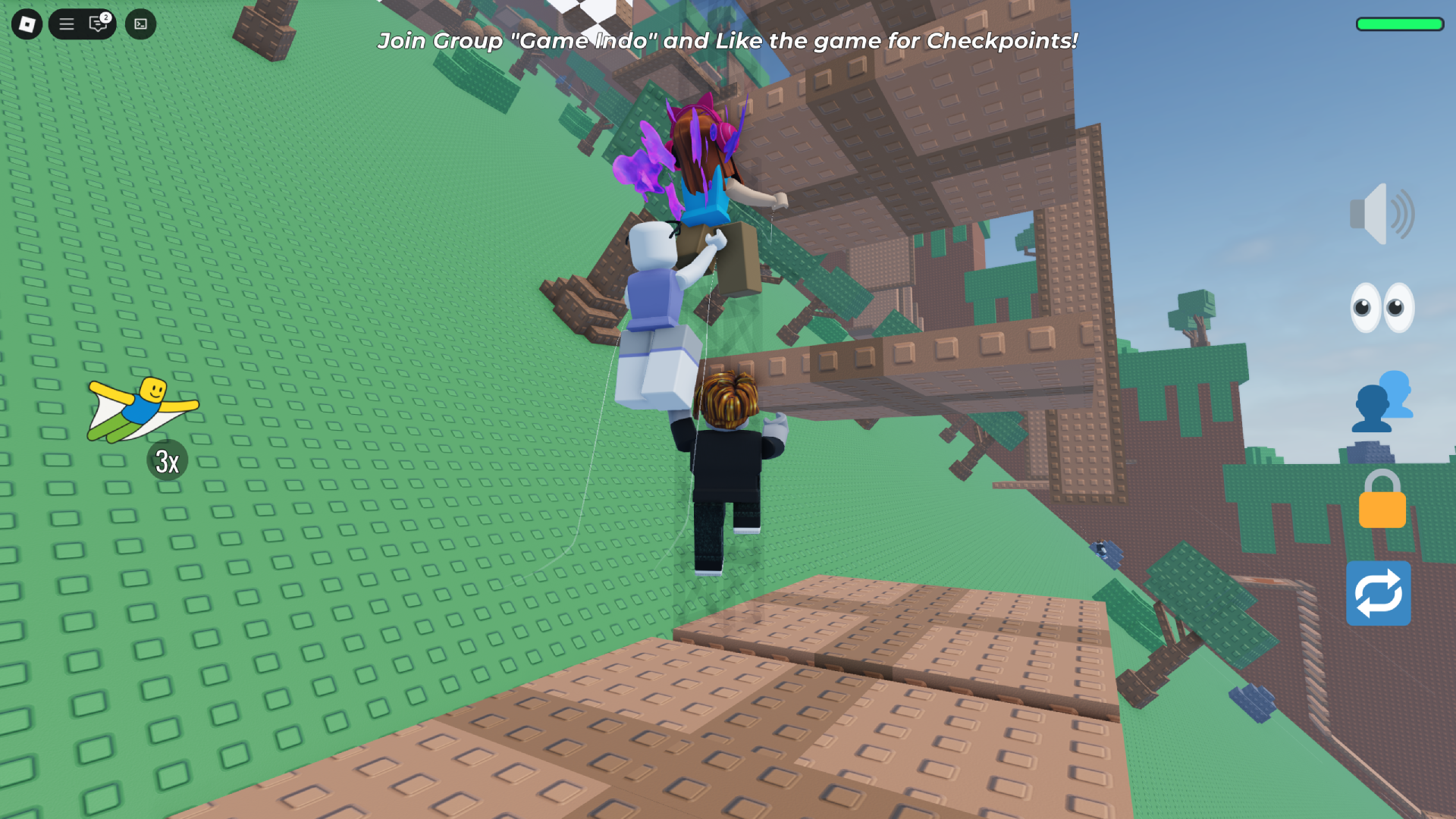 Invisible Ladders in Glide Tower
