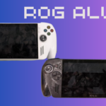 ROG ALLY 2 White and Black on a gradient background