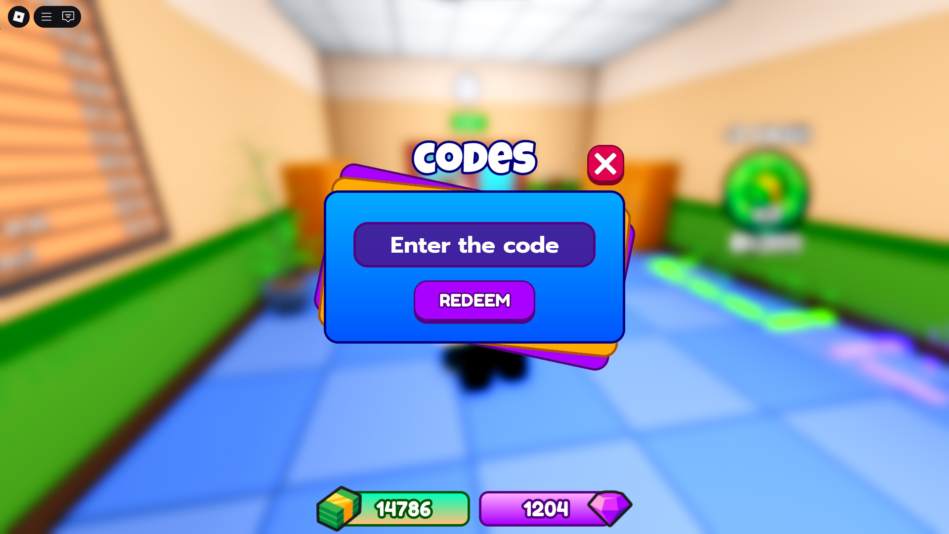 Redeem your codes here (Image via Roblox Corporation)