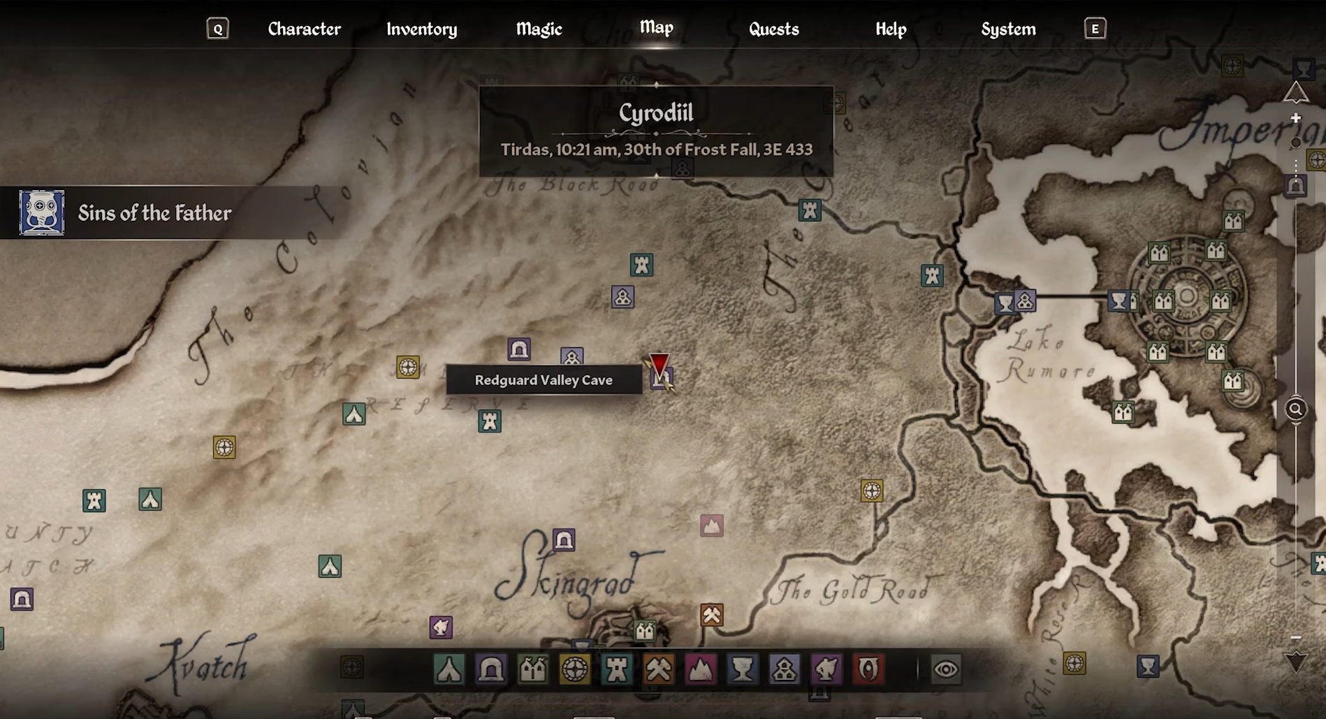 Redguard Valley Cave Location