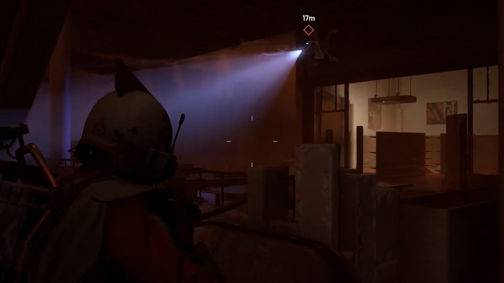 A wall-mounted enemy with high firepower (Source: Embark Studios / YT@ZelexFPS)