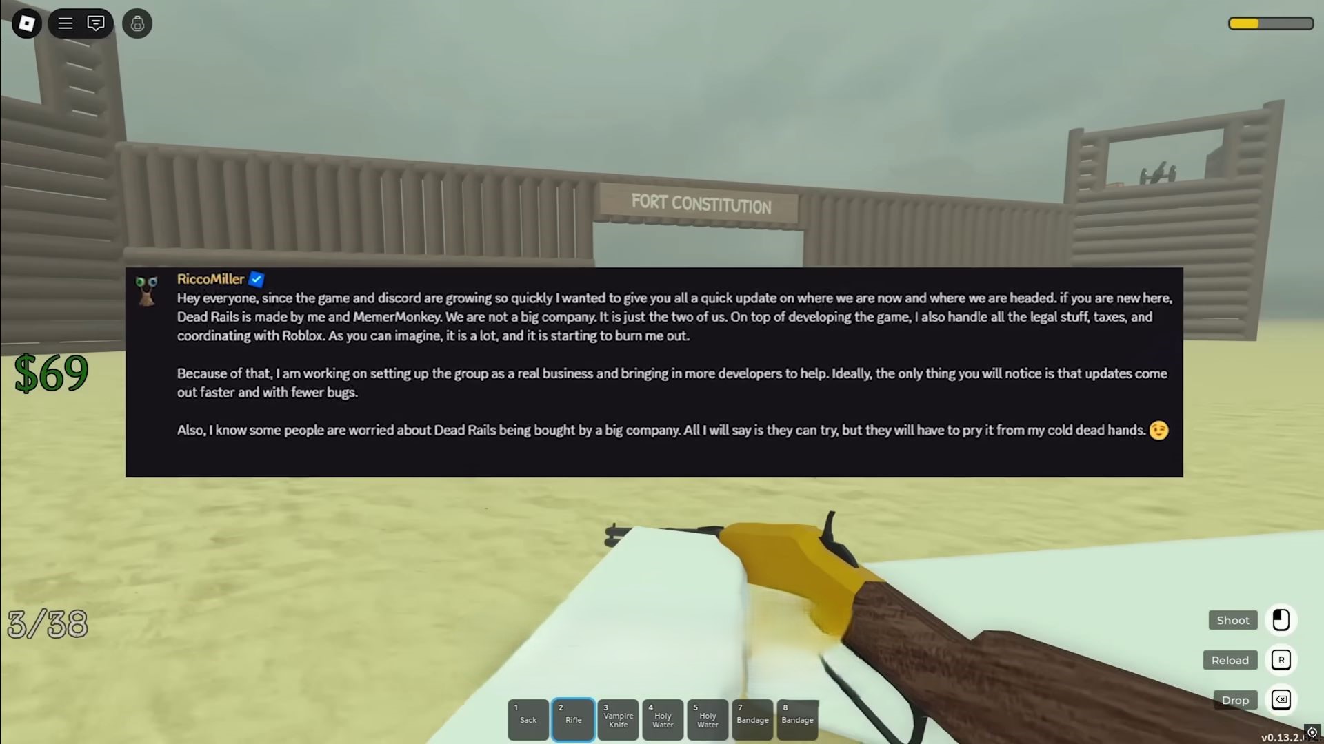 Dead Rails team is getting expanded. (Image via Roblos | Youtube@Jemezi)