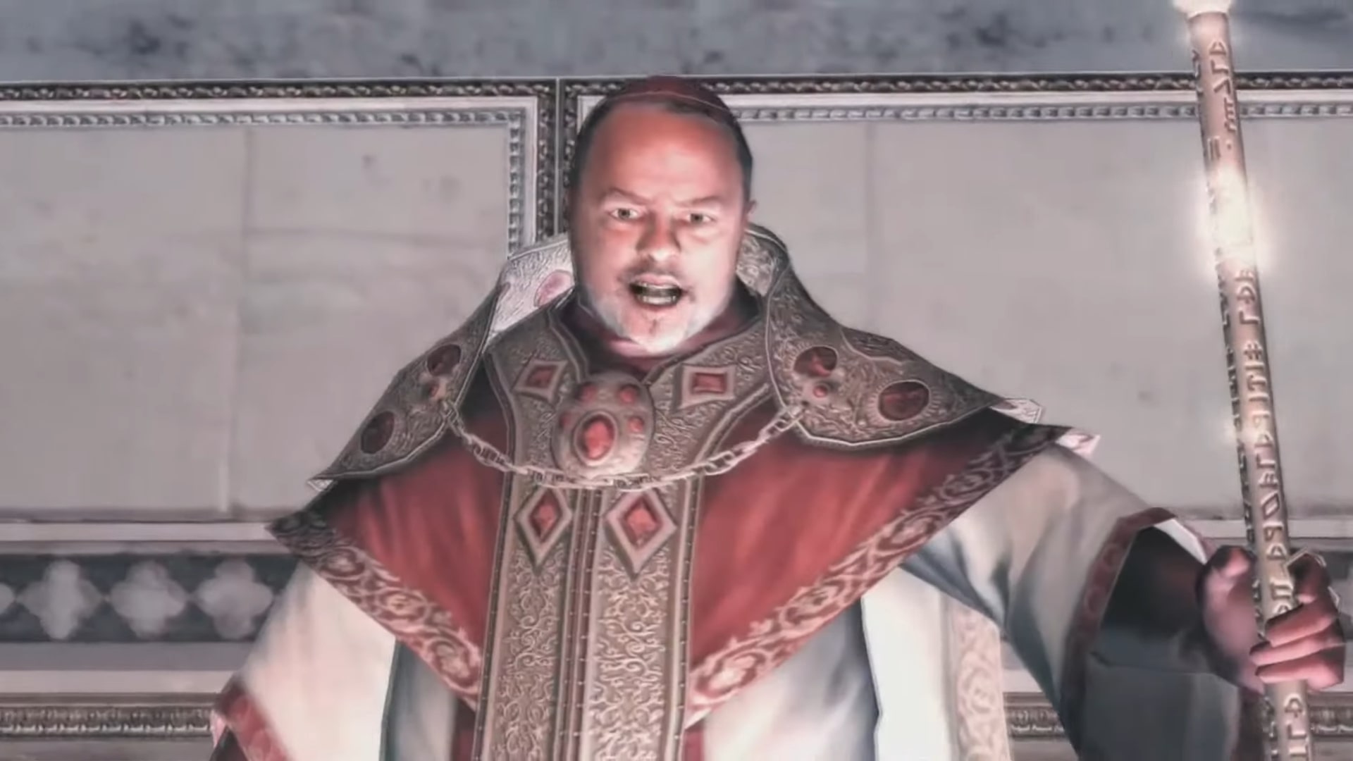 Rodrigo Borgia from the Assassins Creed Series (Image via Ubisoft | The Hidden One/YouTube)