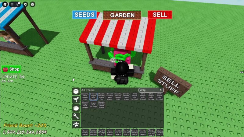 Twisted Mutation in Grow A Garden (Image via Roblox)
