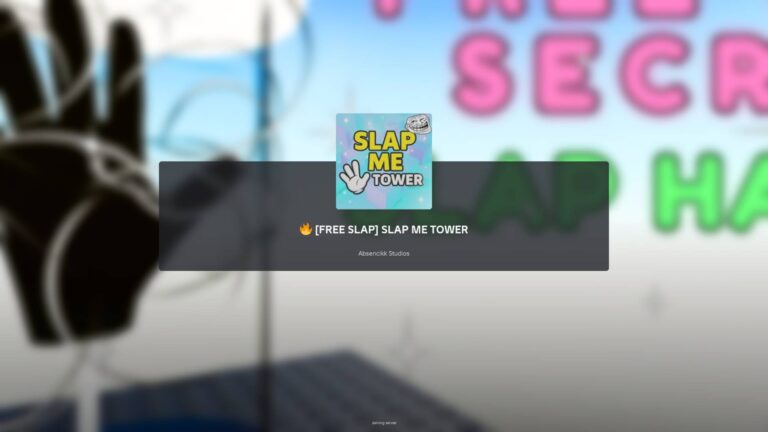 Codes for SLAP ME TOWER