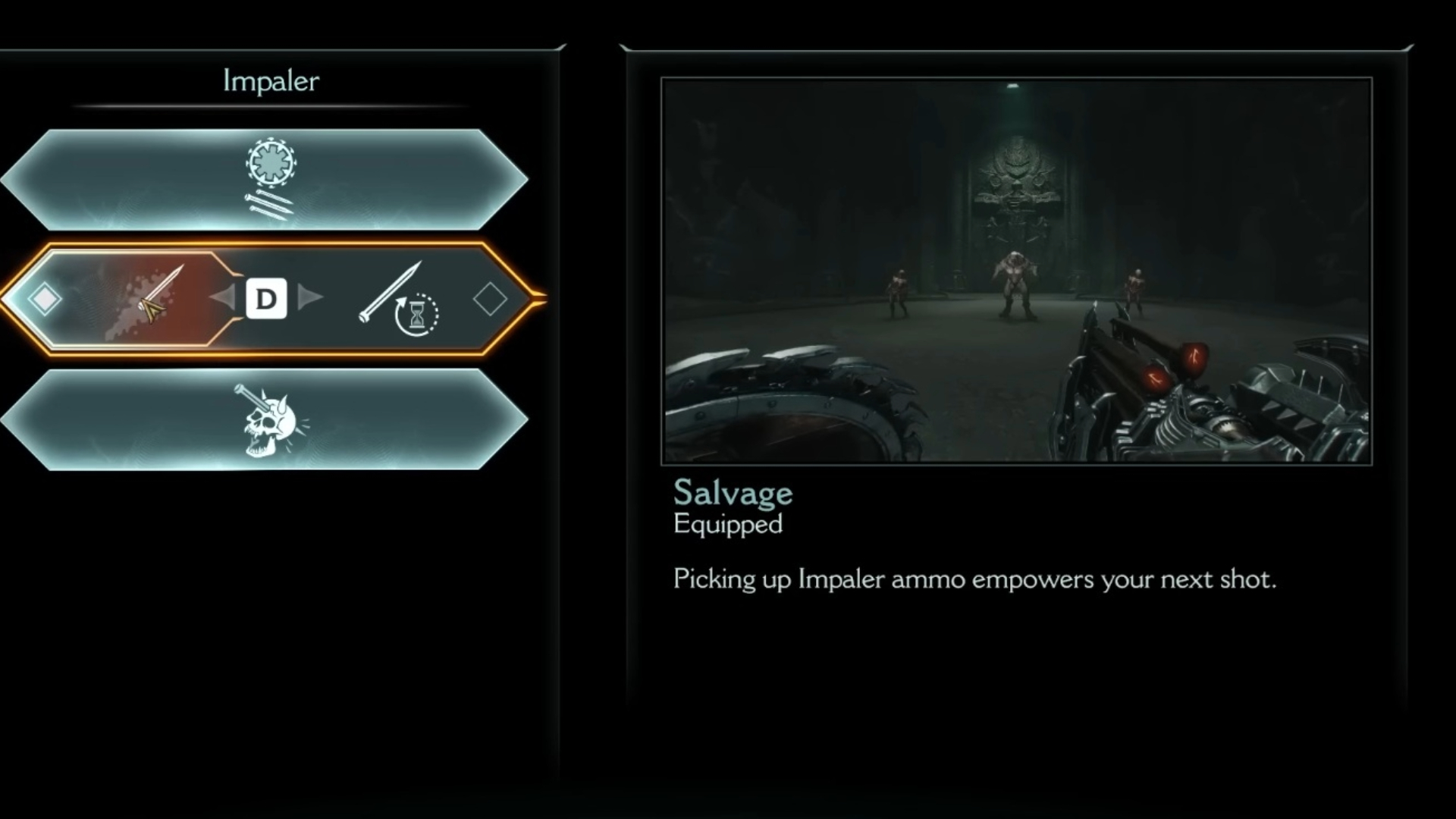 Salvage upgrade