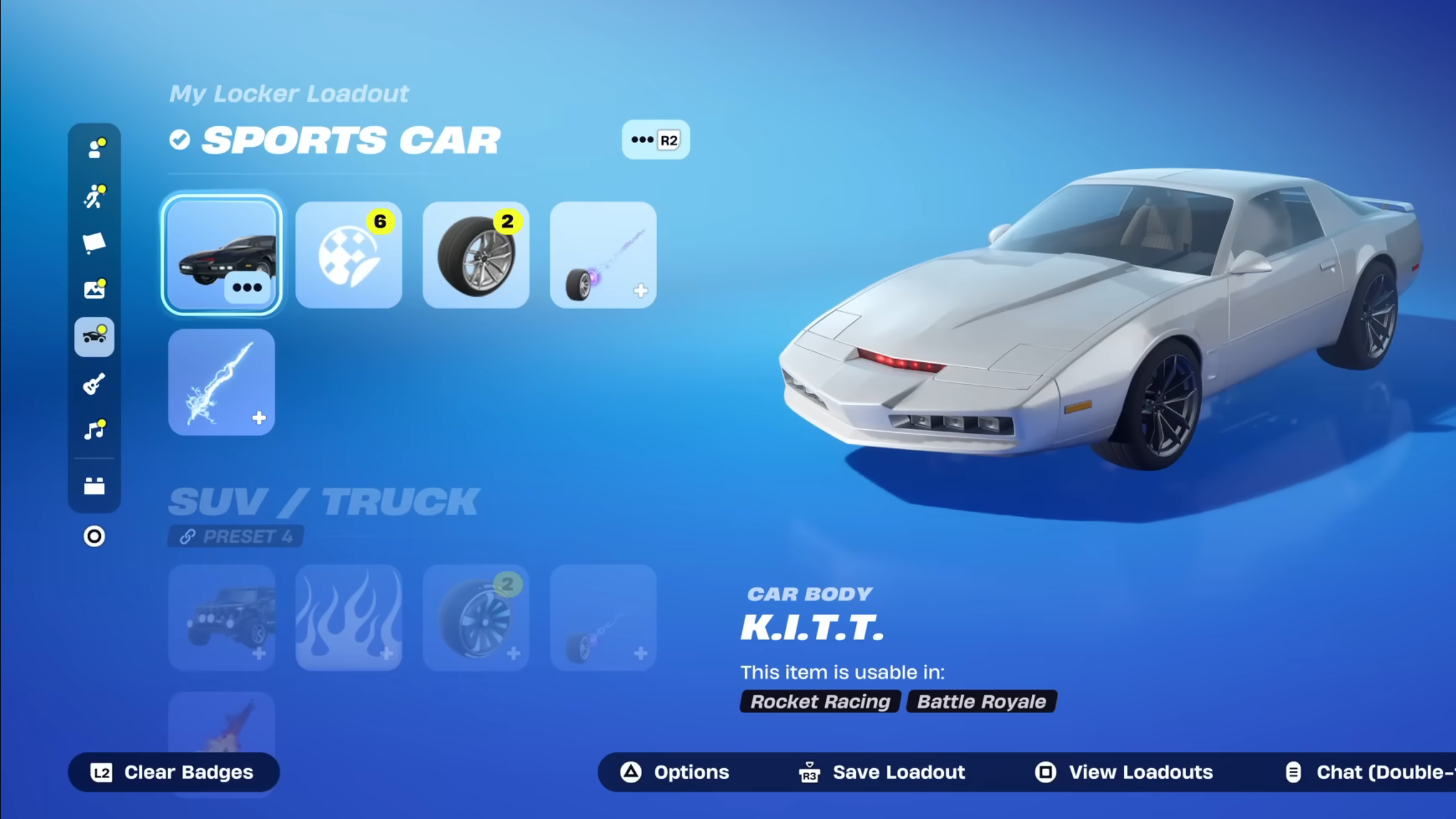 Knight Rider in Fortnite