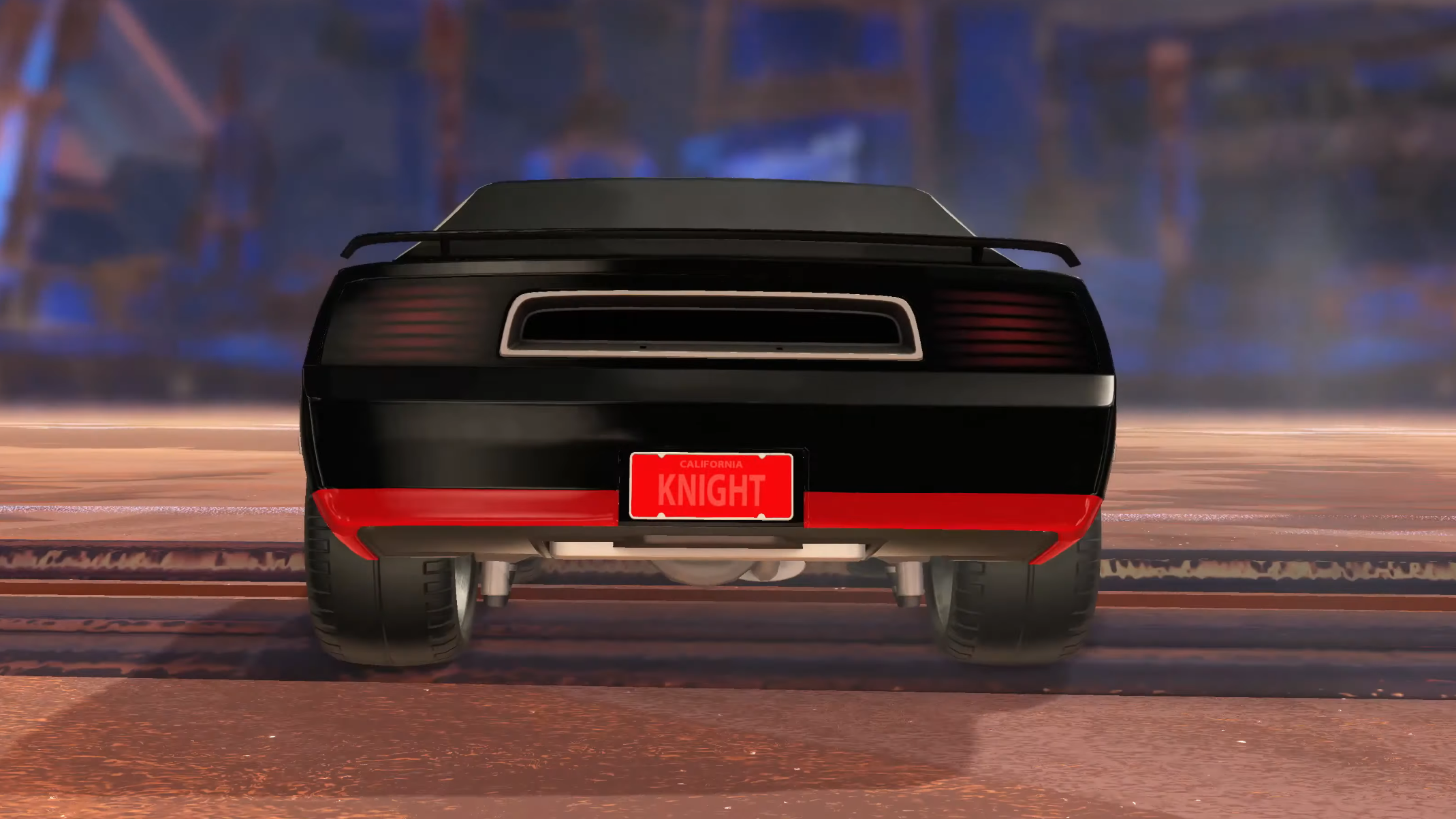 Knight Rider in Rocket League