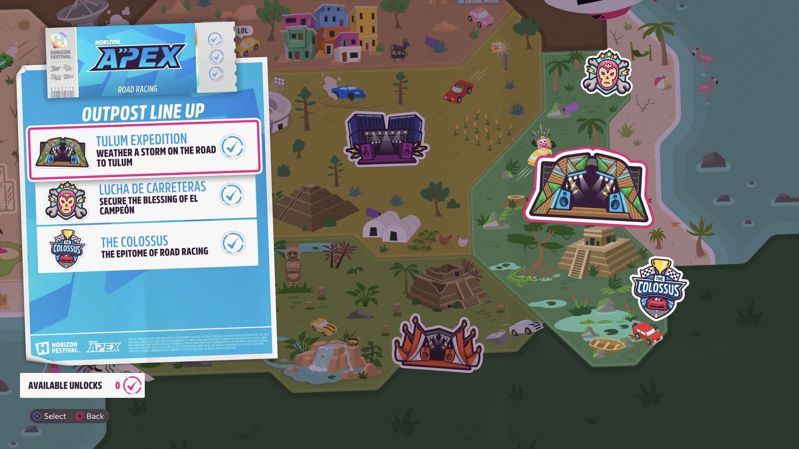 Outpost Line Up