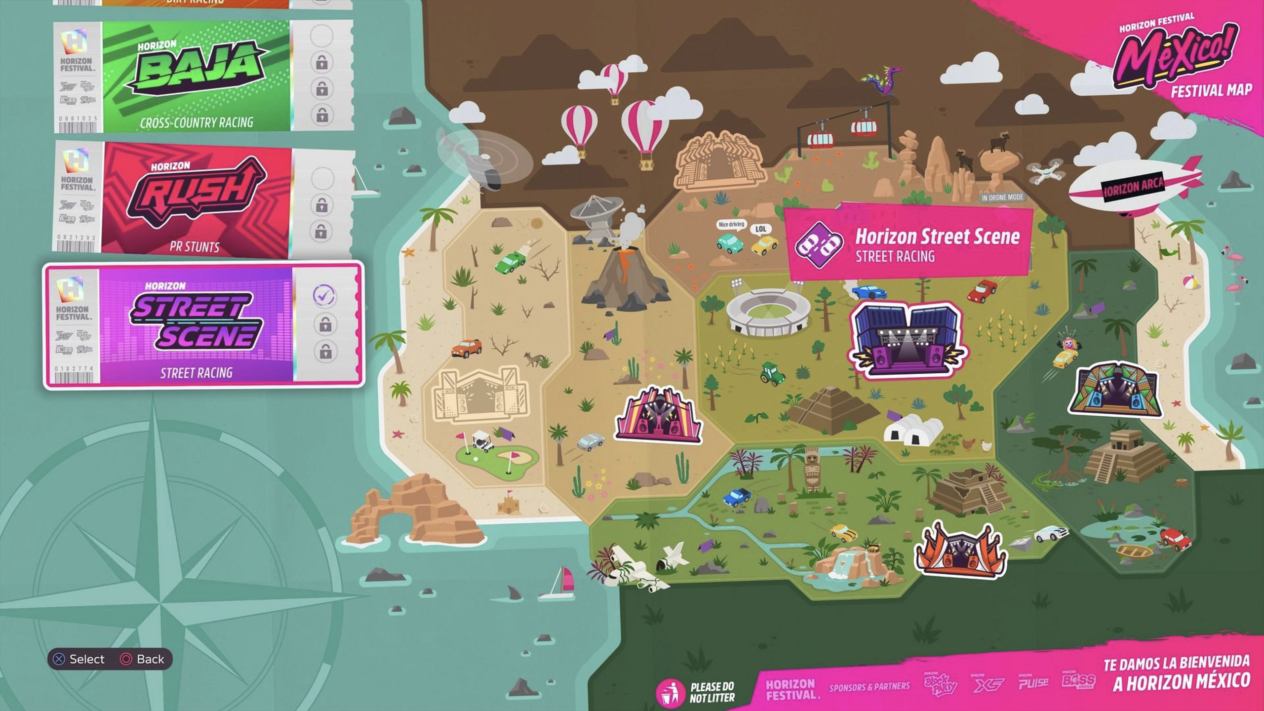 Complete the adventure chapters for the Horizon Street Scene (Image via Xbox Game Studios | Deltia's Gaming)