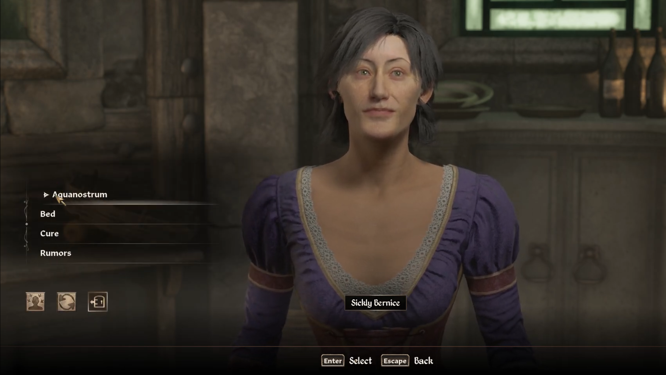 Cure Sickly Bernice's illness in Oblivion Remastered (Image via Bethesda Softworks)