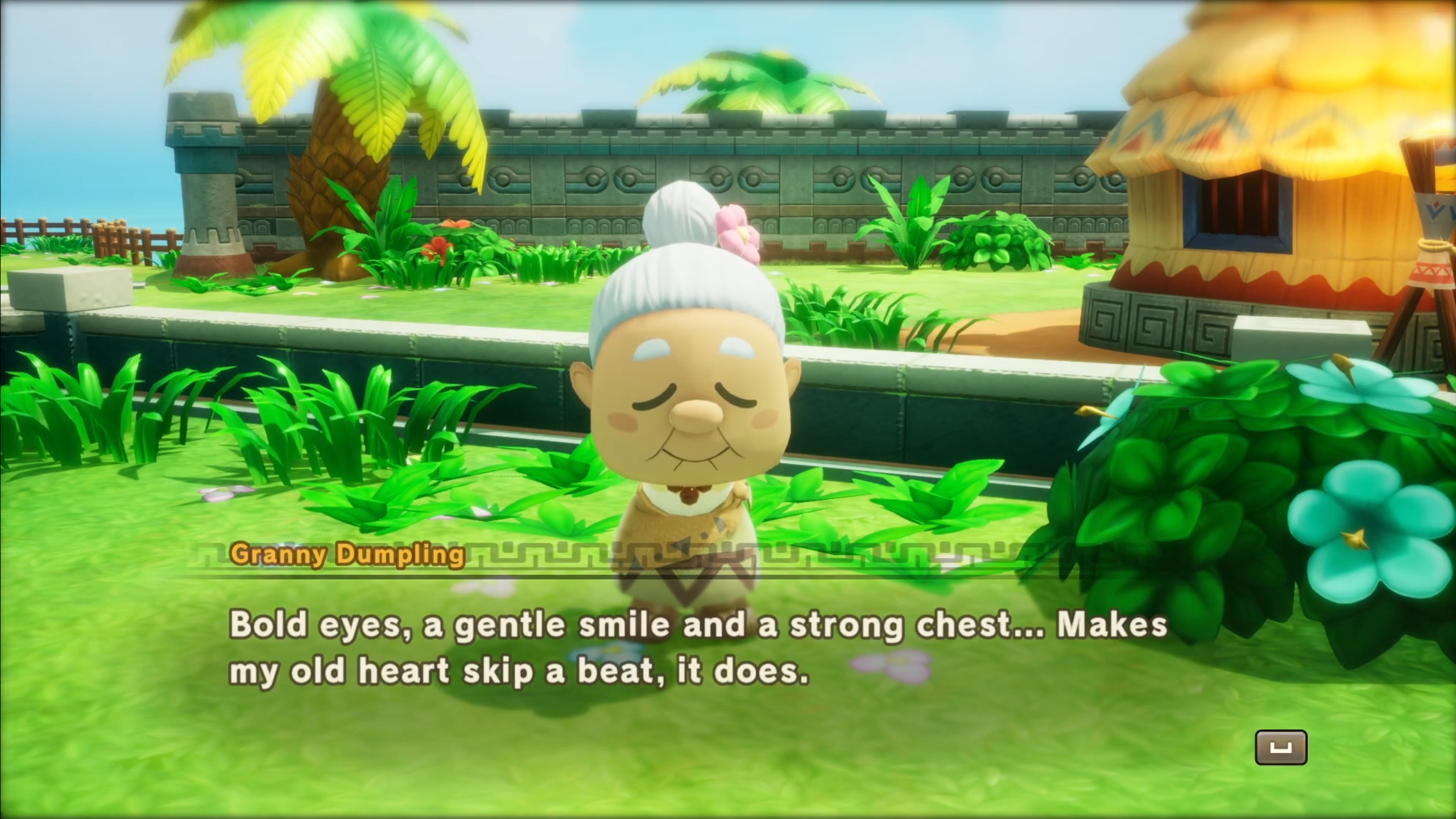 Granny Dumbling gives you information
