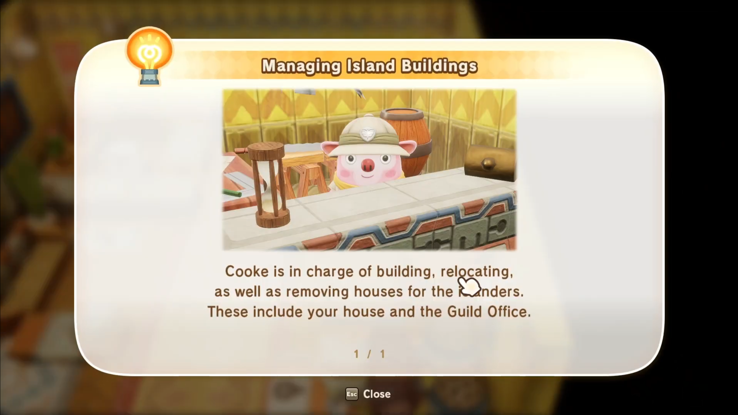 Talk to Cooke at the guild