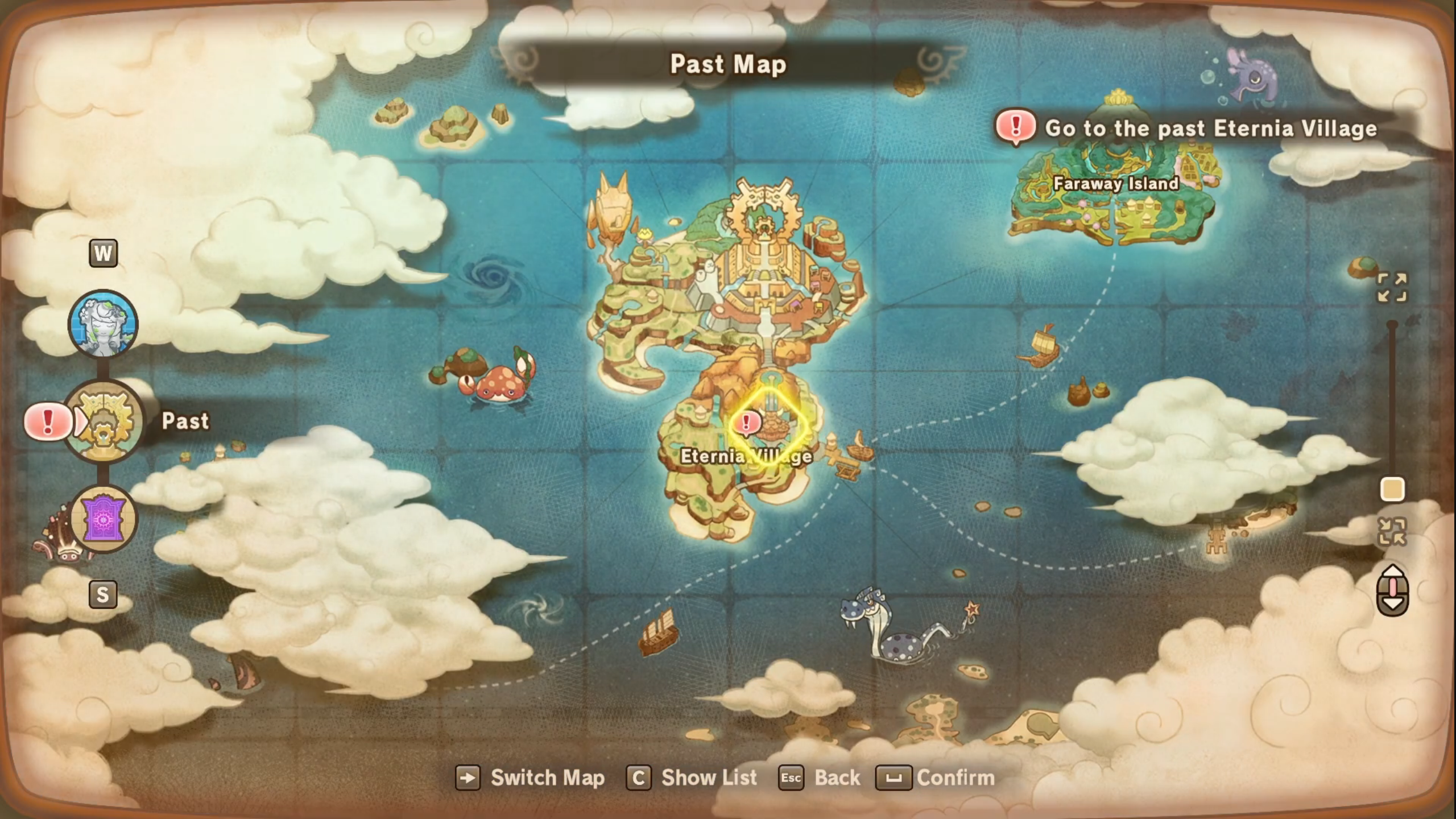 Past Eternia Village in Fantasy Life i