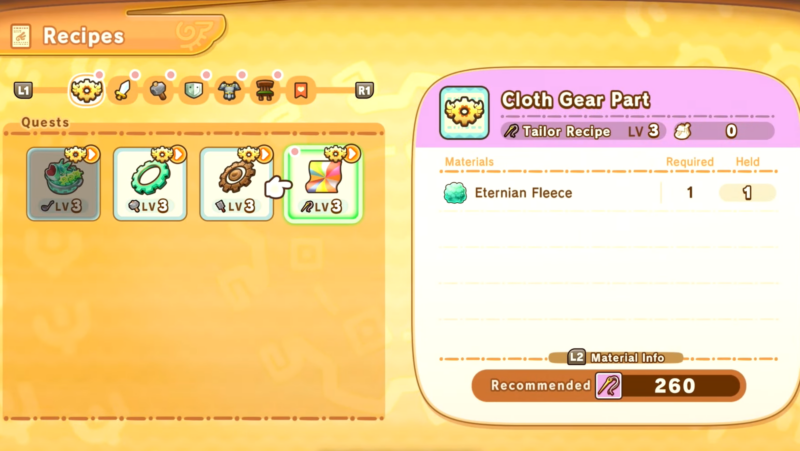 Cloth Gear Part