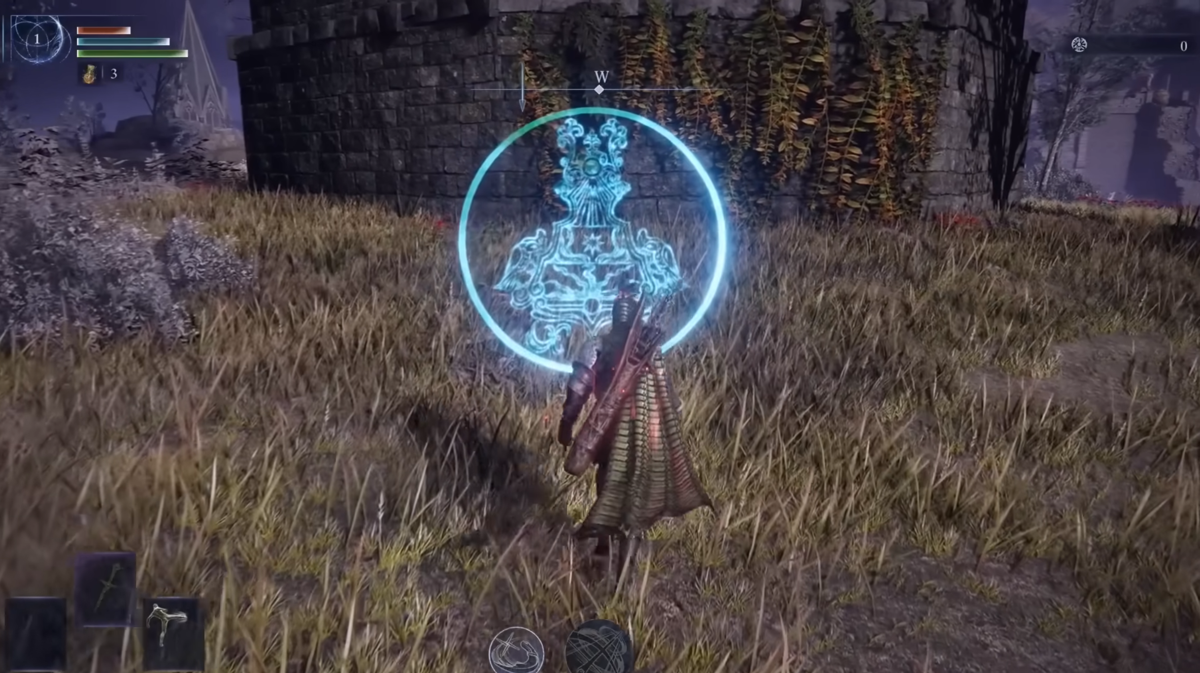 Break the crest to unlock the barrier