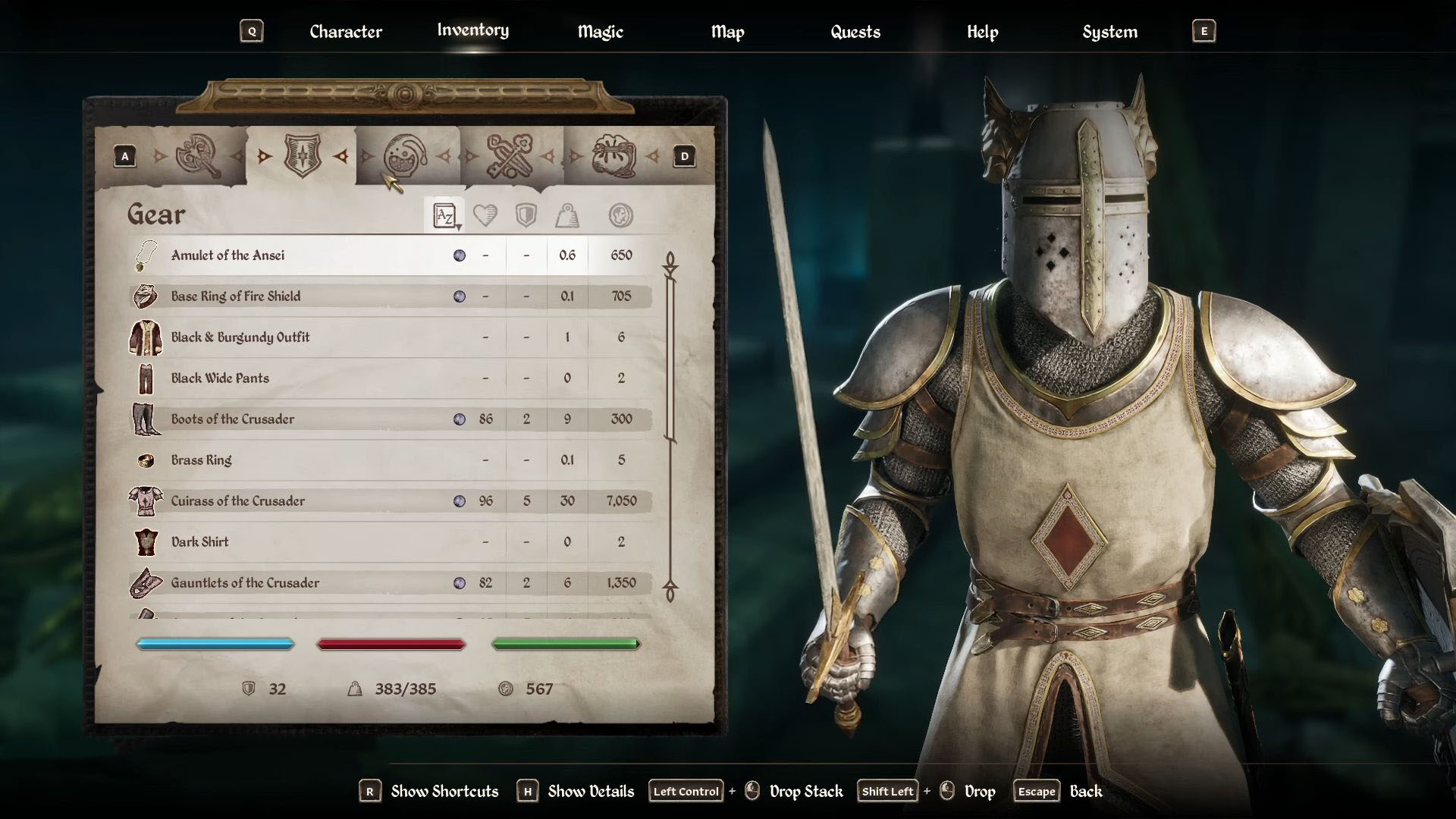 The Cuirass of the Crusader in Oblivion Remastered