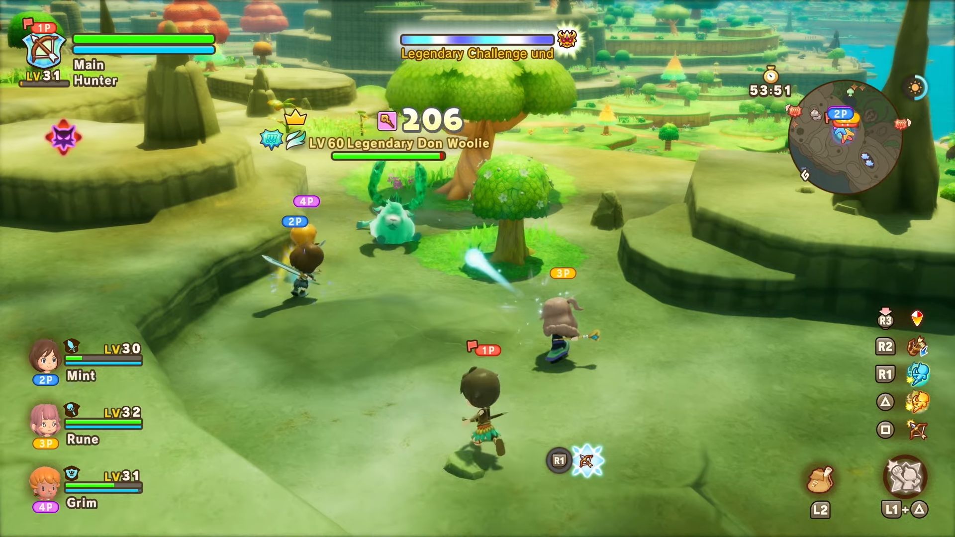 Combat and fighting off enemies are core mechanics in Fantasy Life i (Image via Level-5 Inc)