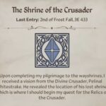 Oblivion Remastered: Shrine of Crusader Quest Guide