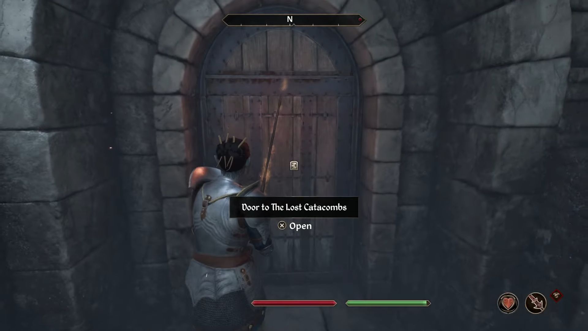 The lost catacombs in Shrine of the crusader