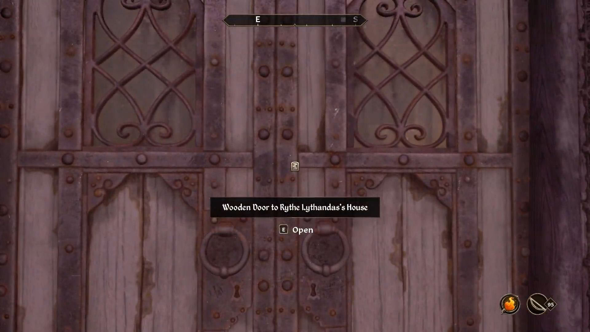 Door to Rythe's house